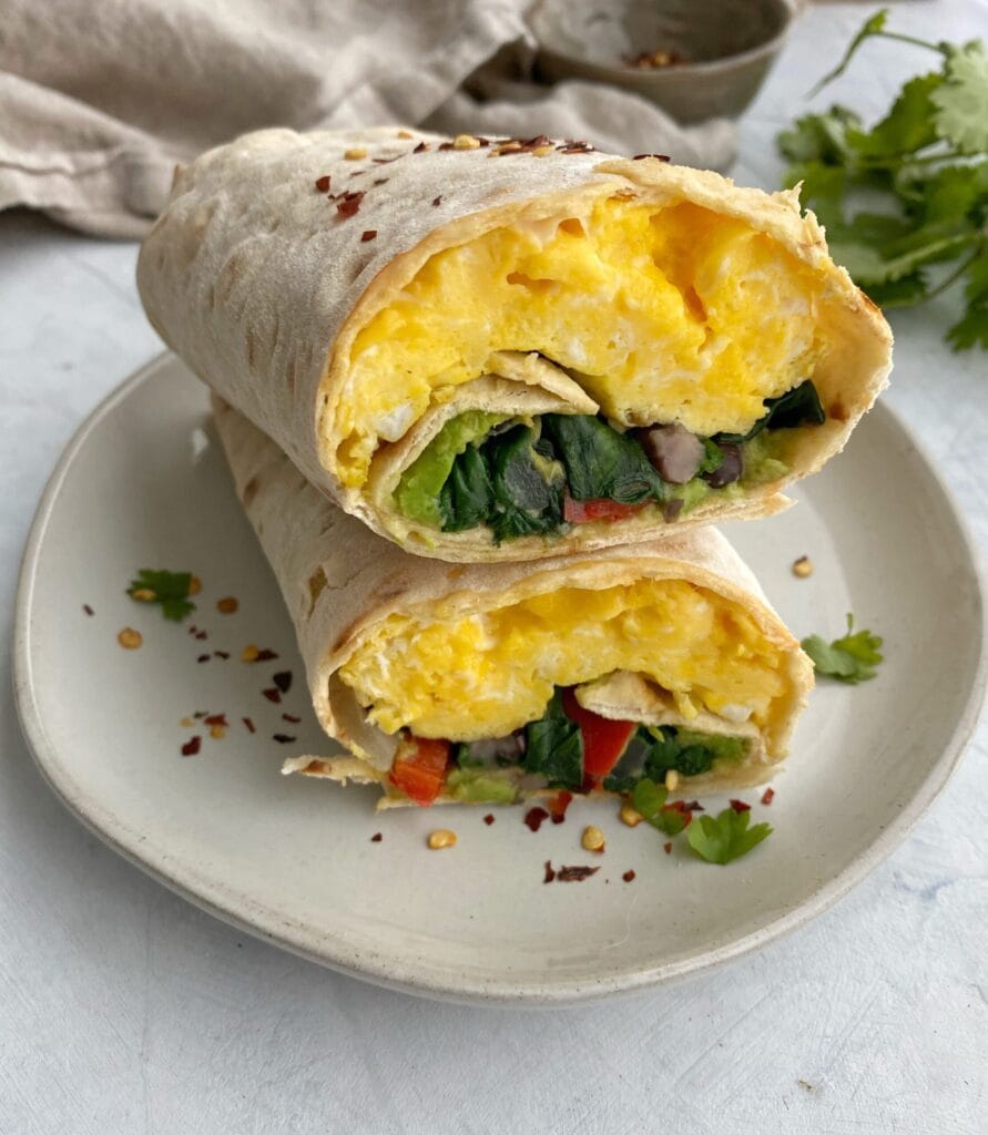 vegetable-omelet-wrap