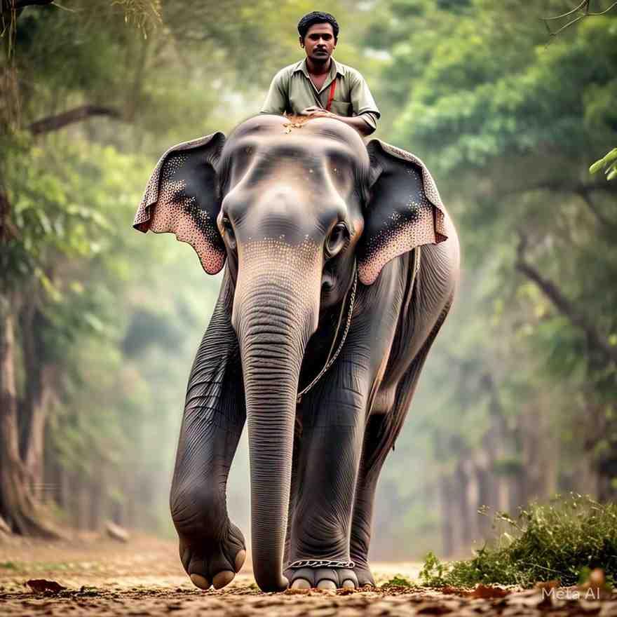 “Ethical elephant safari for wildlife monitoring in Gorumara.”